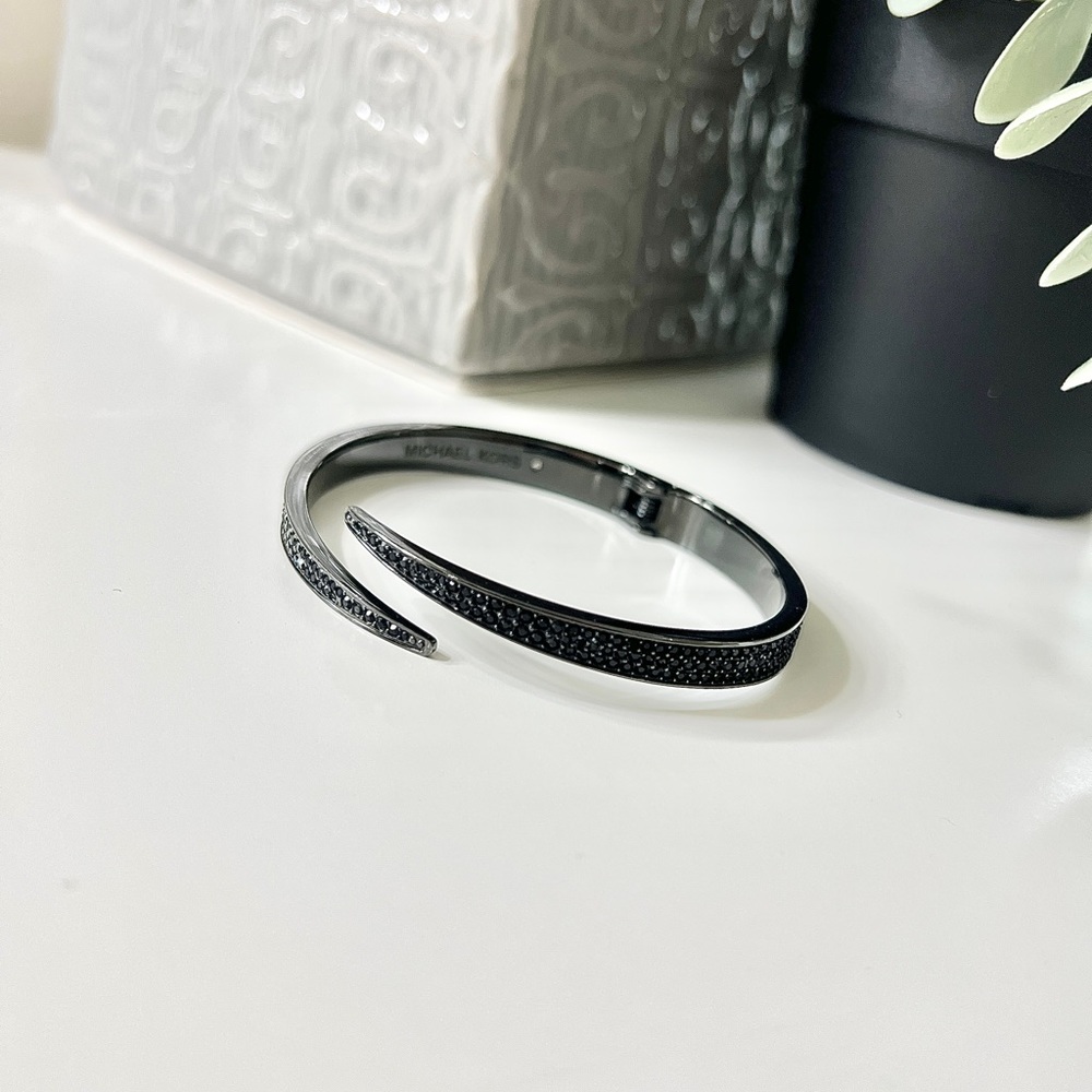 Michael Kors black bangle bracelet